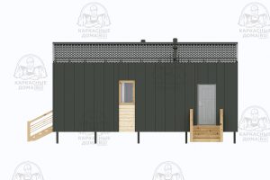 каркасная баня Еремеевит под ключ