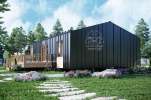 каркасный дом 12x14 под ключ