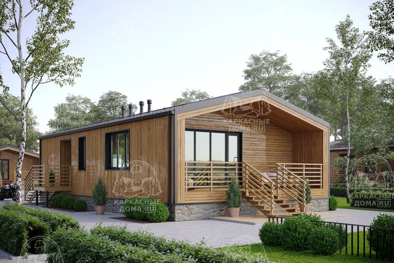 проект каркасного дома Ангелит СПб