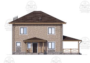 каркасный дом Гошенит под ключ