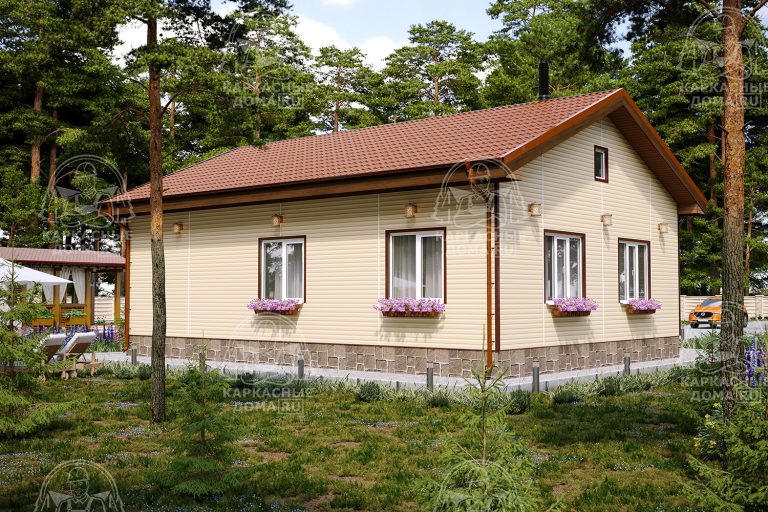 каркасный дом Кунцит 10.7x12 СПб