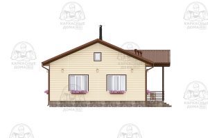 каркасный дом Кунцит под ключ СПб