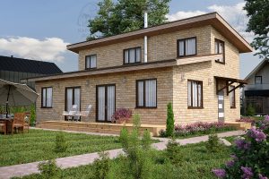 проект каркасного дома Бенитоит СПб