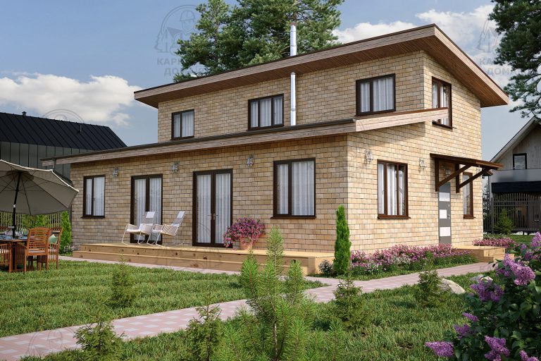 проект каркасного дома Бенитоит СПб