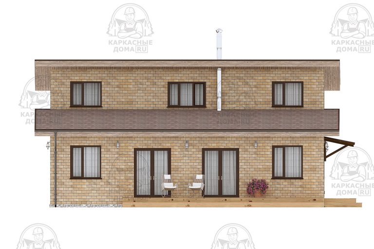 проект каркасного дома Бенитоит Санкт-Петербург