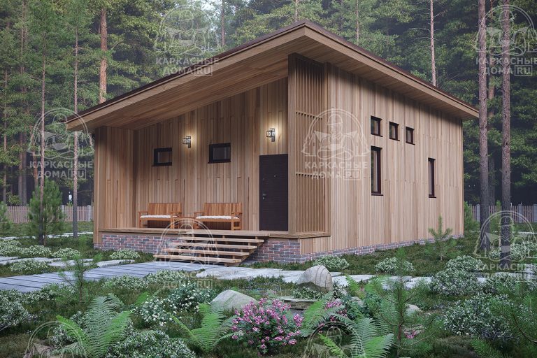 проект каркасного дома Данбурит СПб