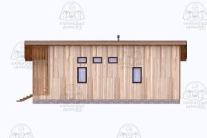 проект каркасного дома Данбурит 7x13 СПб