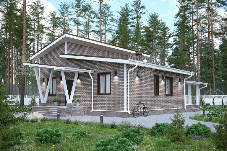 Каркасный дом 10x15 Аммолит