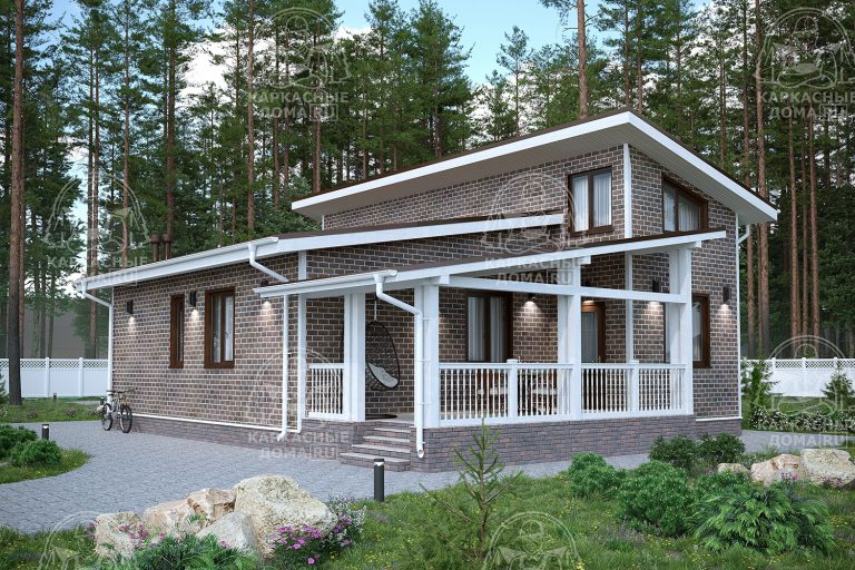 проект каркасного дома Аммолит СПб