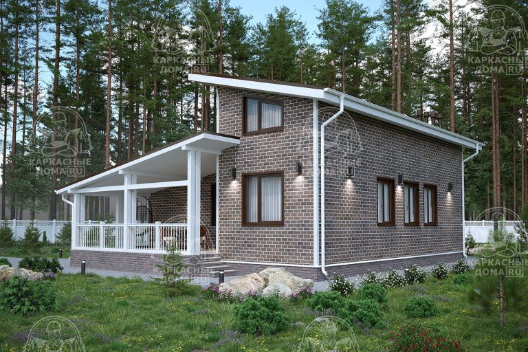 каркасный дом 10x15 под ключ