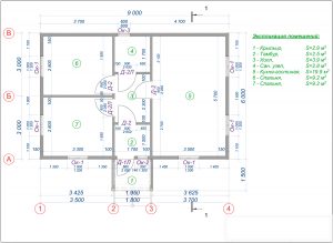 планировка каркасного дома по акции